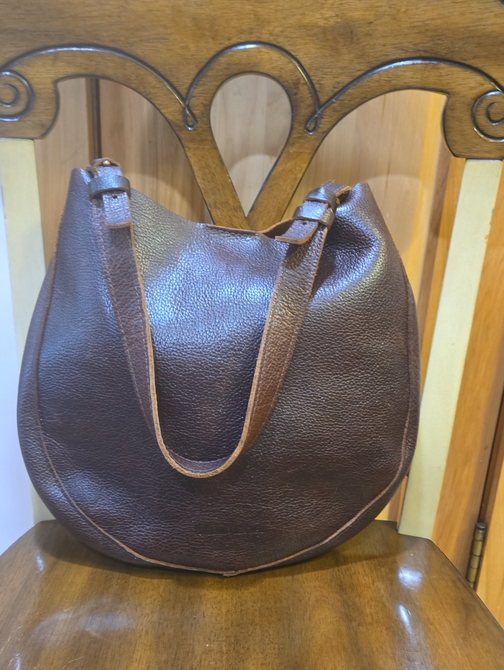 Portland Leather Large Olivia In Coldbrew
